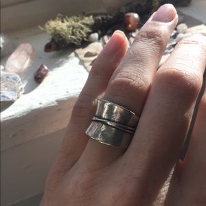 Vintage Sterling Silver Band Ring